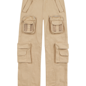 Beige Net Cargo Pants 2.0