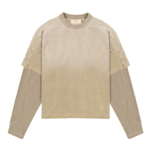 Sand Double Layered Long Sleeve